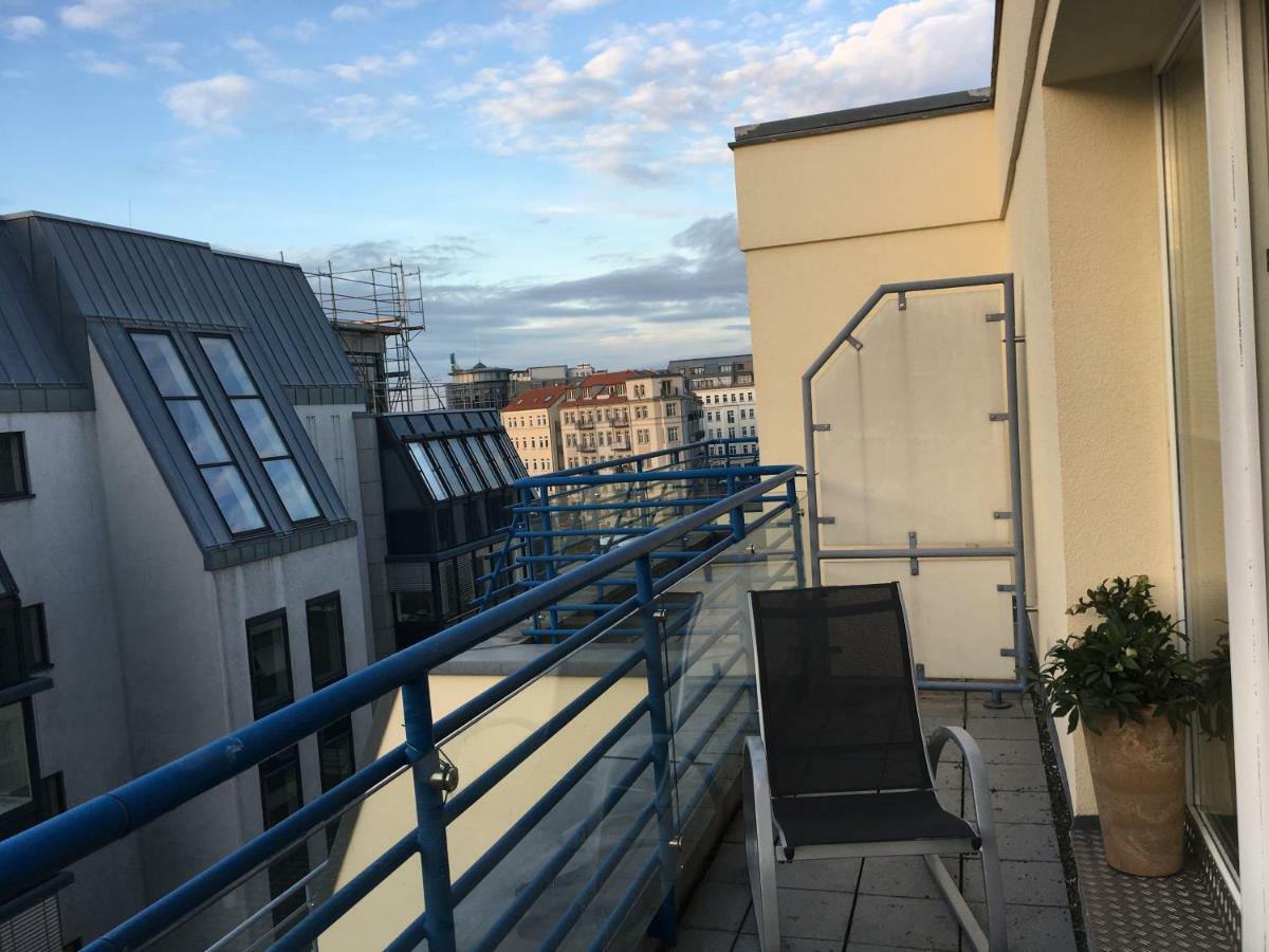 Moderne Wohnung Leipzig Exterior foto
